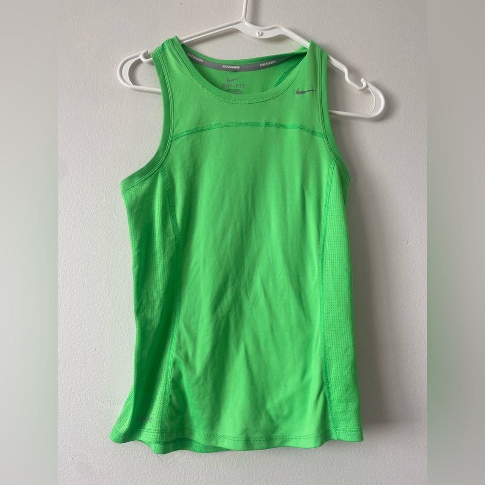 Green Nike Tank Top Size XS